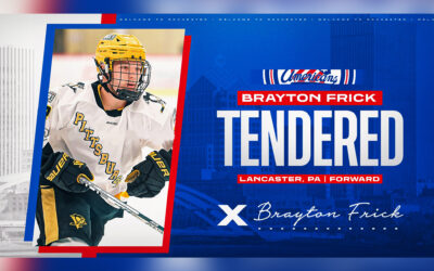 Rochester Jr. Americans Welcome Brayton Frick After Signing His Tender Agreement