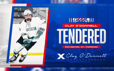 Tender Alert: Clay O’Donnell and the Rochester Jr. Americans Agree on a Tender Contract