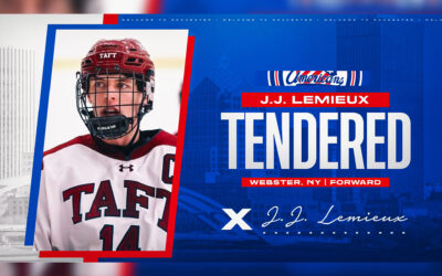 Rochester Jr. Americans Sign Power Forward J.J. Lemieux to Tender Contract