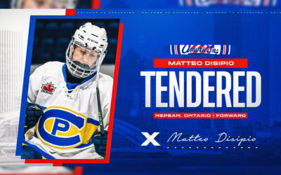 Rochester Jr. Americans Tender one of the CCHL’s Leading Scorers Matteo Disipio