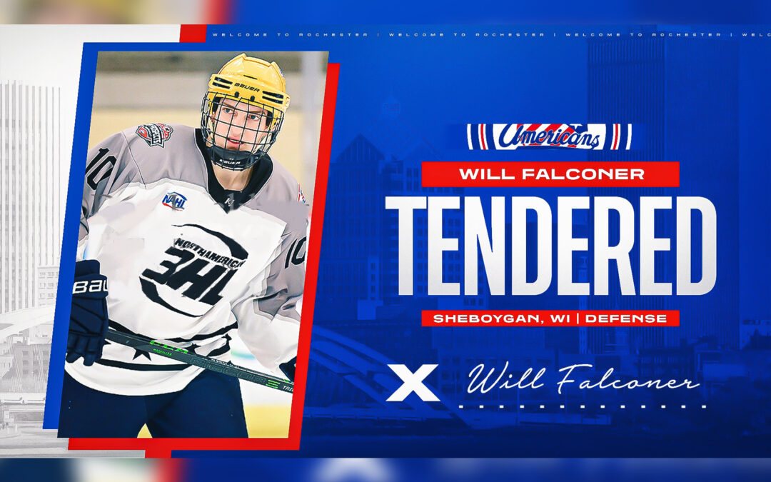 Tender Alert: Rochester Jr. Americans Sign Will Falconer to Tender Agreement