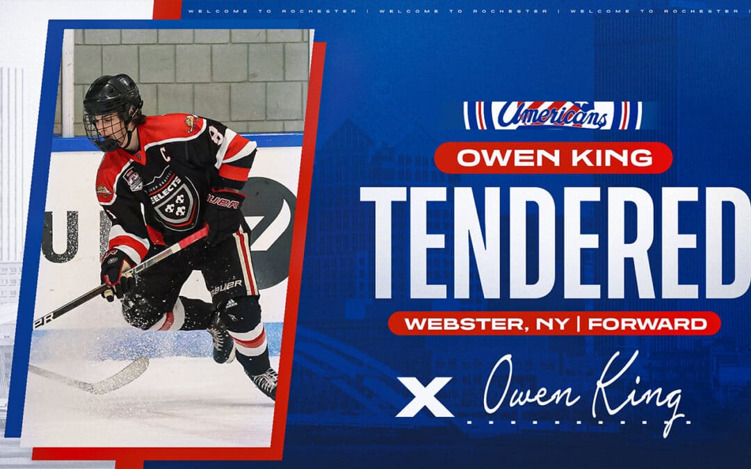Staying Home: Jr. Amerks Tender Local New York Forward Owen King