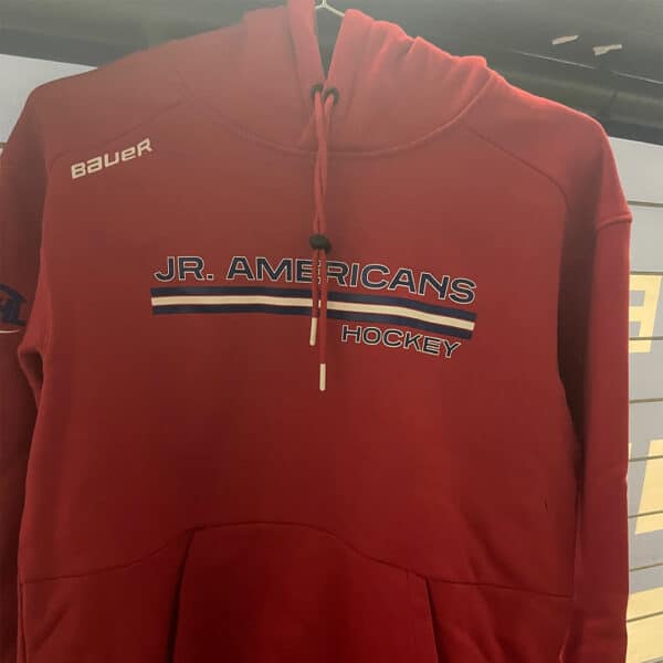Jr. Amerks Red NAHL Hoodie