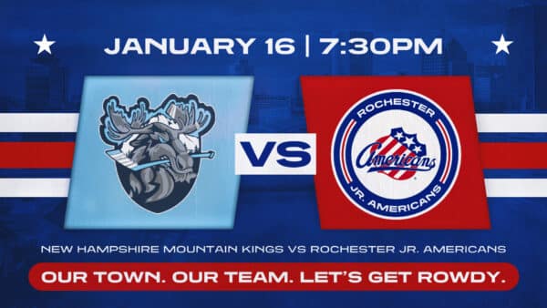 Jan. 16 | Rochester Jr. Americans vs New Hampshire Mountain Kings