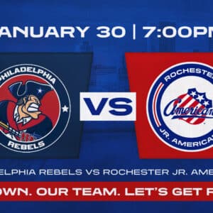Jan. 30 | Rochester Jr. Americans vs Philadelphia Rebels
