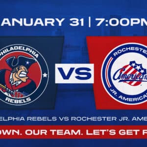 Jan. 31 | Rochester Jr. Americans vs Philadelphia Rebels