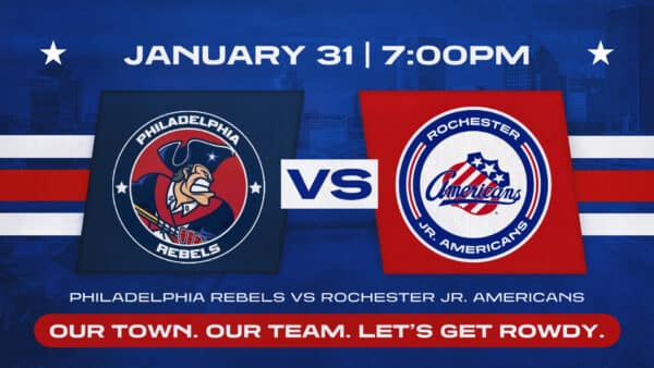 Jan. 31 | Rochester Jr. Americans vs Philadelphia Rebels
