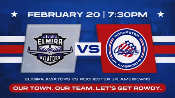 Feb. 20 | Rochester Jr. Americans vs Elmira Aviators
