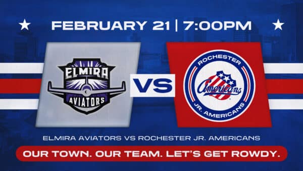 Feb. 21 | Rochester Jr. Americans vs Elmira Aviators