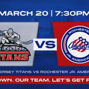 Mar. 20 | Rochester Jr. Americans vs New Jersey Titans
