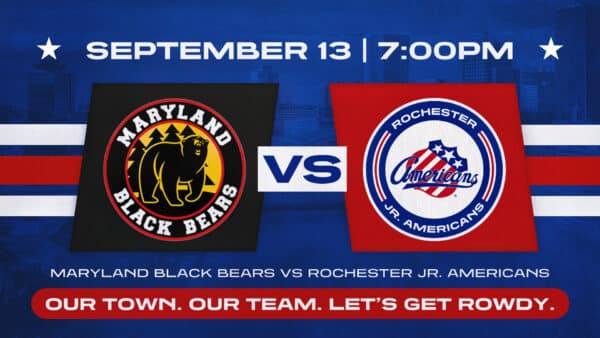 Sept. 13 | Rochester Jr. Americans vs Maryland Black Bears