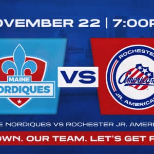 Nov. 22 | Rochester Jr. Americans vs Maine Nordiques