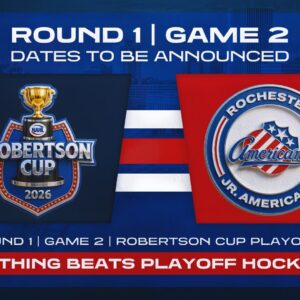 Round 1 | Game 2 | Jr. Americans 2026 Robertson Cup Playoffs