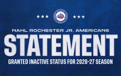 Statement for Immediate Release: Rochester Jr. Americans Granted Inactive Status for 2026-27 Season